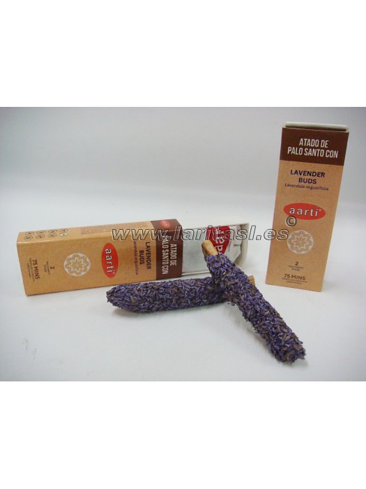 Sahumerio Aarti  Palo Santo con Lavanda 9cm